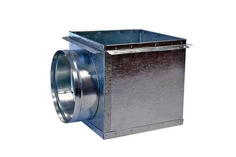 ventilated metal box|hvac supply duct box.